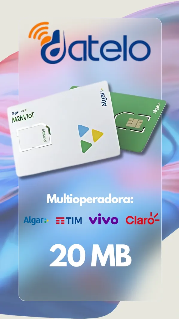 SIMcard M2M Algar Multi 20 MB